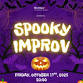 Spooky Improv event image