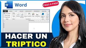 Cómo HACER un TRÍPTICO en Word?
