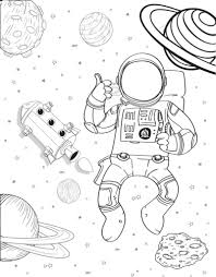 Astronaut coloring illustrations & vectors. Free Astronauts Coloring Pages To Download Pdf Verbnow