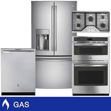 4 piece kitchen appliances package with bottom freezer refrigerator, electric range, dishwasher and over the range microwave in stainless steel. Ge Profile Gas 22 2cuft Counter Depth Kitchen Package With Combination Wall Oven And Coo Combination Wall Oven Kitchen Appliance Packages Lg Kitchen Appliances