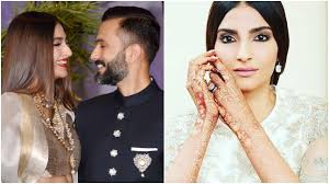 Did Anand Ahuja Give Sonam Kapoor An Engagement Ring Worth This Much Movies News Wedding reception makeup wedding prep sonam kapoor wedding veere di wedding vintage headpiece vogue india. did anand ahuja give sonam kapoor an