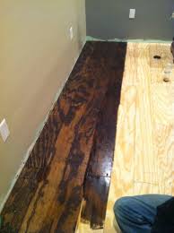 Plywood Floor Diy Plywood Flooring Diy Diy Flooring Home Renovation