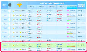 For more information and source, see on this link : Teori Solunar Bagaimana Bulan Mempengaruhi Mood Ikan