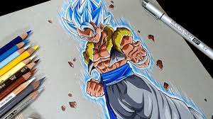 Come back for more tutorials soon. Anime Art Drawing Gogeta Ssj Blue Dbs Broly Youtube