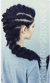 Braids Women Hairstyle Braided Mohawk Hairstyles Hair Styles Long Hair Styles
