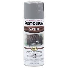 Rust Oleum Stops Rust Satin Coastal Gray Spray Paint Net Wt 12 Oz In The Spray Paint Department At Lowes Com