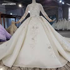 Make your wedding the envy of every bride with elegant abito sposa from alibaba.com. Grande Vendita 50 Di Sconto Htl1042 Abiti Da Sposa Vintage Da Sposa 2020 Appliques Abito Da Ballo Boho Manica Lunga Collo Alto Treno Lungo