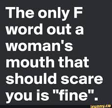 When A Woman Says Fine This Is So Me Lol Funny Quotes Friday Funny Images Funny Images