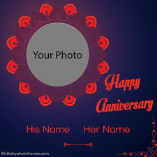 Create Anniversary Card With Photo Online Free Anniversary Card Create Free Happy Anniversary Cards Love Anniversary Wishes Anniversary Wishes For Friends