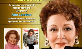 The Mayor of Times Square Interviews Advice Columnist Ann Landers daughter Margo  Howard