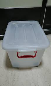 This big size sturdy plastic box with 15 grids can accommodate more compared with other storge box. Storage Box Plastic With Cover Used Furniture Home Living Home Improvement Organisation Storage Boxes Baskets On Carousell