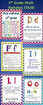 Math Alphabet 5th Grade Staar Math 5th Grades Tricky Words