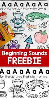 Beginning Sounds Worksheets Letter Sound Practice Free Sample Phonics Kindergarten Preschool Learning Preschool Letters