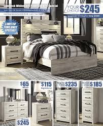 Ashley cambeck whitewash queen panel bedroom. Bedroom Sets All American Mattress Furniture