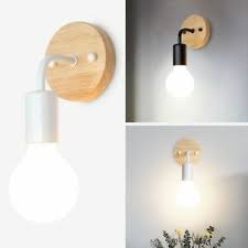 They're beautiful, colourful, fresh, bold, classic and flattering examples of wall lighting here you'll find wall lamps from lightyears, &tradition, iconi and le klint along with italian producers like flos you can use wall lamps in lots of different places throughout your home. Wooden Led Wall Lamp Home Indoor Hallway Night Lights Bulb Vintage Design Lamps Ebay