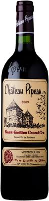 Chateau Pipeau 2009 Grand Cru Classe Saint Emilion France Bon Vin Bouteille Verre Vin