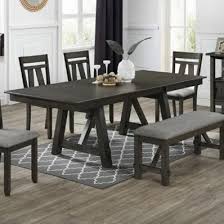 Its tabletop is outfitted with a lazy susan, allowing diners. Crown Mark Dining Tables Maribelle 2158gb T Dining Table Grey Brown Rectangle From Ximena S Furniture