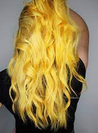 Mane Addicts The Coolest Hair Color For Fall Marigold Hair Color Yellow Hair Color Yellow Hair Vivid Hair Color