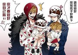 trafalgar d water law corazon cora san donquixote rosinante one piece corazones series y peliculas personajes