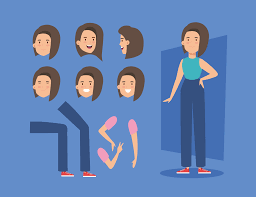 And not even just the body parts, but what specifically about men appeal to women. Young Woman With Body Parts Characters 2546468 Vector Art At Vecteezy