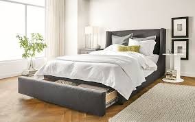 Marlo Bed With Storage Drawer Modern Contemporary Beds Modern Bedroom Furniture Room Board Contemporary Bed Small Space Bedroom Modern Bedroom Furniture