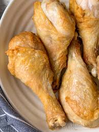 Remove 2 thighs from marinade and place in basket of air fryer. Easy Air Fryer Chicken Legs Recipe Gluten Free Keto Mamashire