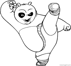 Some of the coloring page names are karate coloring for kids pose references dance coloring karate, karate coloring for kids pose references coloring karate, martial arts coloring learny kids, karate coloring for kids deportes dibujos pginas para colorear para nios dibujos, karate kick stock vector alliedcomputergraphics 52855679. Kung Fu Panda Po Forward Front Kick Coloring Page Coloringall