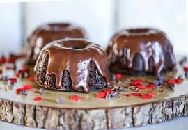 Whisk the flour, sugar, salt, baking soda, and cocoa powder together in a large bowl. Mini Decadent Chocolate Ganache Bundt Cakes The Baking Chocolatess