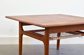 It is in great condition, it has been waxed recently. Teak Coffee Table Vintage Danish Design Trioh Switzerland