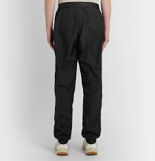 Rick Owens Champion Tapered Logo Appliqued Shell Track Pants Black Rick Owens