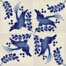 Blue Dove Talavera Mexican Tile Mexican Tile Mexican Decor Tiles