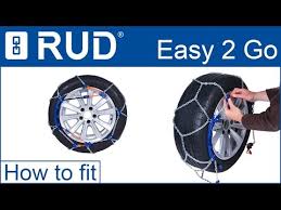 Rud Compact Easy2go Snow Chain Fitting Guide