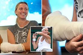 Check spelling or type a new query. Tennis Champ Petra Kvitova Reveals Injured Hand After Surgery In First Appearance Since Being Stabbed By Home Raider