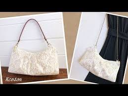タックつきミニバッグの作り方 ショルダーバッグ 裏付き how to make a handbag kcoton youtube ショルダーバッグ バッグ スリングバック