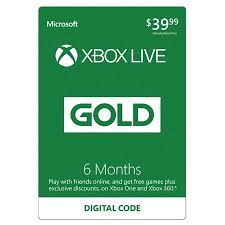 Xbox Live 6 Month Gold Membership Microsoft Digital Download Walmart Com In 2020 Xbox Live Xbox Gift Card Xbox