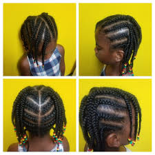 These cornrows are unique because they are made up of two or three different braids. Quick Cornrow Hairstyle Quick Natural Hair Styles Hair Styles Kids Hairstyles