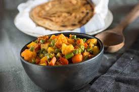Mixed Vegetable Sabzi Recipe Home Style Simple Curry Recipe Sabzi Recipe Mixed Vegetables Mix Vegetable Recipe