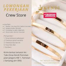 Check spelling or type a new query. Lowongan Kerja Crew Store Toko Emas Kendi Pamotan Rembang Lowongan Rembang