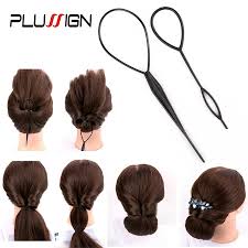 Make sure not to braid the hair too tightly. Fashion Topsy Tail Hair Braid Tool 4 Pcs Set Ponytail Maker Hair Styling Accessories For Salon Home Use For Women Girls Kids Aliexpress
