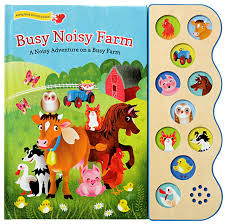 Buy Busy Noisy Farm 10 Button Sound Book A Noisy Adventure On A Busy Farm Early Bird Sound 10b Book Online At Sound Book Classic Childrens Books Board Books