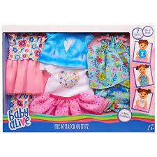 Baby Alive Mix N Match Outfit Set Brinquedos Para Meninas Coisas De Boneca Bonecas Realistas