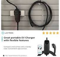 Lectron Portable Level 2 J1772 EV Charger | 240V | 40 Amp | NEMA 14-50