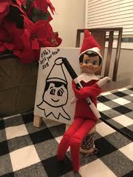 Elf On The Shelf Self Portrait Elf Elf On The Shelf Christmas Elf