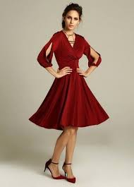 Laranor Kol Detayli Elbise Elbise Moda Satin