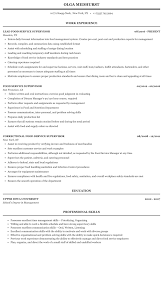 Food Service Supervisor Resume Sample Mintresume