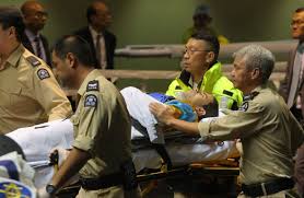 Not again: luckless Italian jockey Umberto Rispoli to spend time