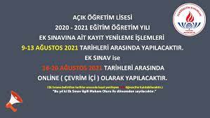 Jun 08, 2021 · açık öğretim lisesi ilk kayıt ve kayıt yenileme işlemleri sürüyor. 6vnwuo90untosm