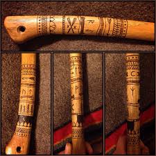 Wood Burn Axe Handle Bushcraft Axe Woodburning Camping Axe Handle Bushcraft Bushcraft Axe