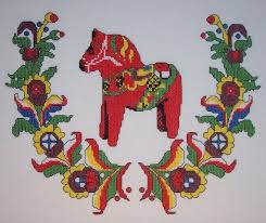 Maybe you would like to learn more about one of these? Crafts Embroidery Counted Cross Stitch Pattern Horse Colored Folk Art Needlecrafts Yarn