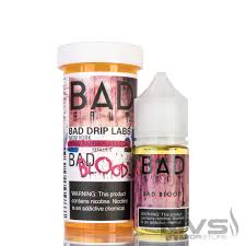 Any flavor mixed with fresh strawberry is guarantee to be a great vape juice. Bad Blood By Bad Drip Salts 30ml